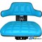 A & I Products Wrap Around Back w/ Arms, Blue Vinyl, 300 lb / 136 kg Weight Limit 22" x10" x18" A-W222BU - alternate 2
